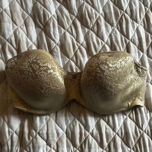 Soma Stunning Support Multiway Strapless Bra in Tan- 32DDD (32F)